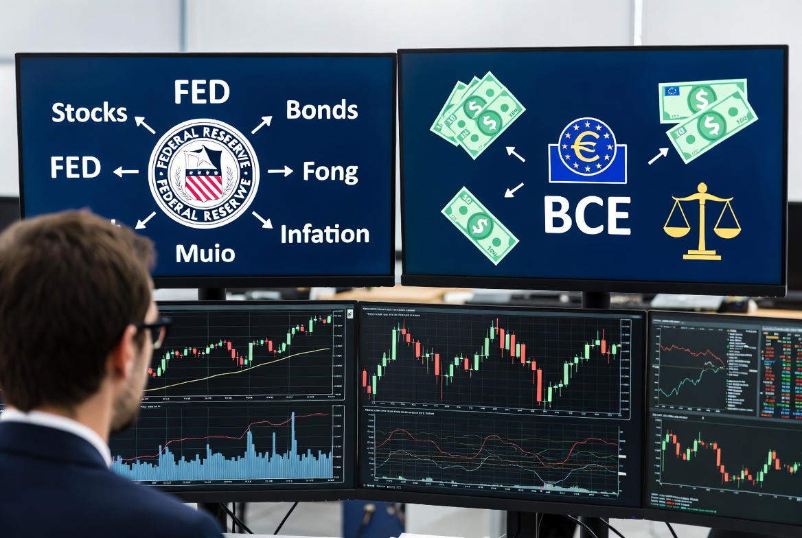 la fed et la bce